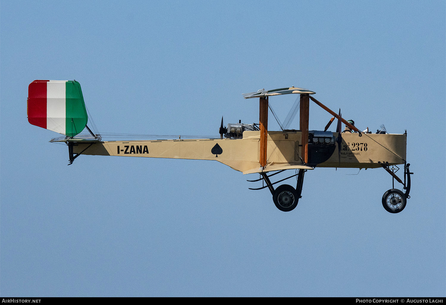 Aircraft Photo of I-ZANA / 2378 | Caproni Ca3 (replica) | Italy - Air Force | AirHistory.net #580152