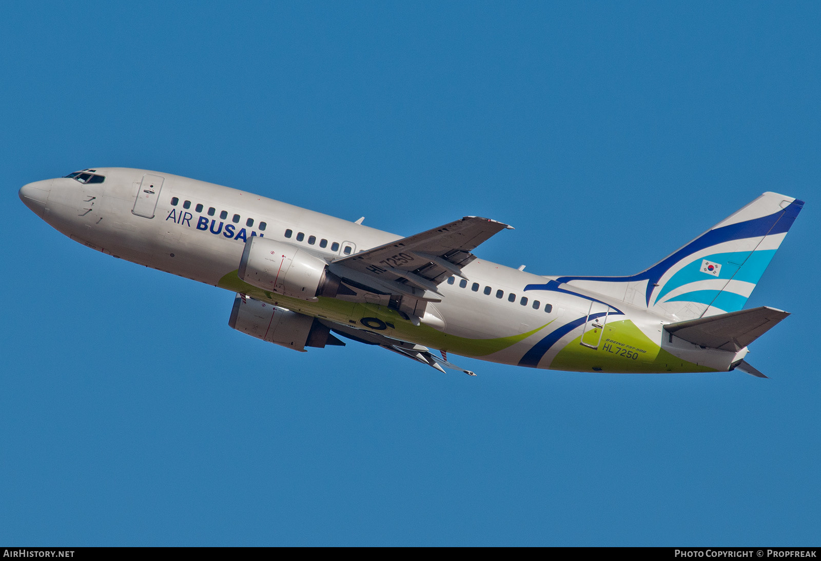 Aircraft Photo of HL7250 | Boeing 737-58E | Air Busan | AirHistory.net #580194