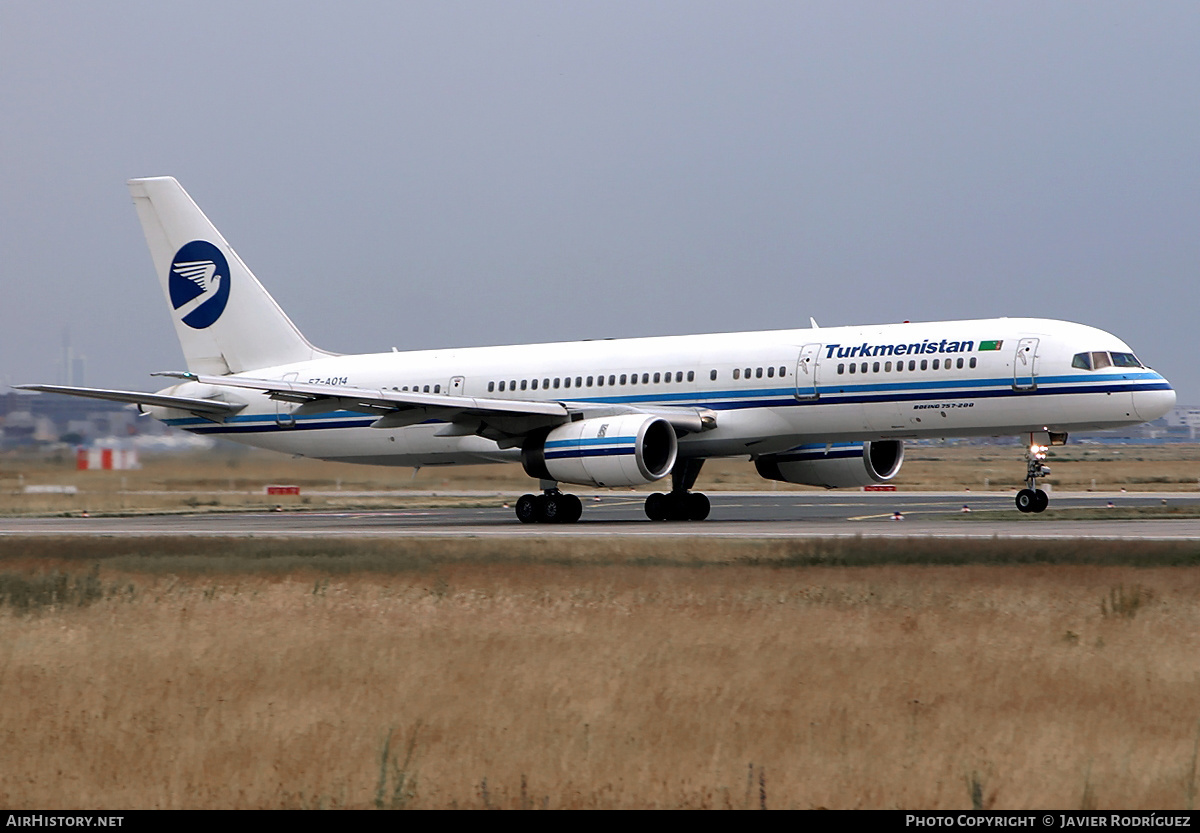 Aircraft Photo of EZ-A014 | Boeing 757-22K | Turkmenistan Airlines | AirHistory.net #580222