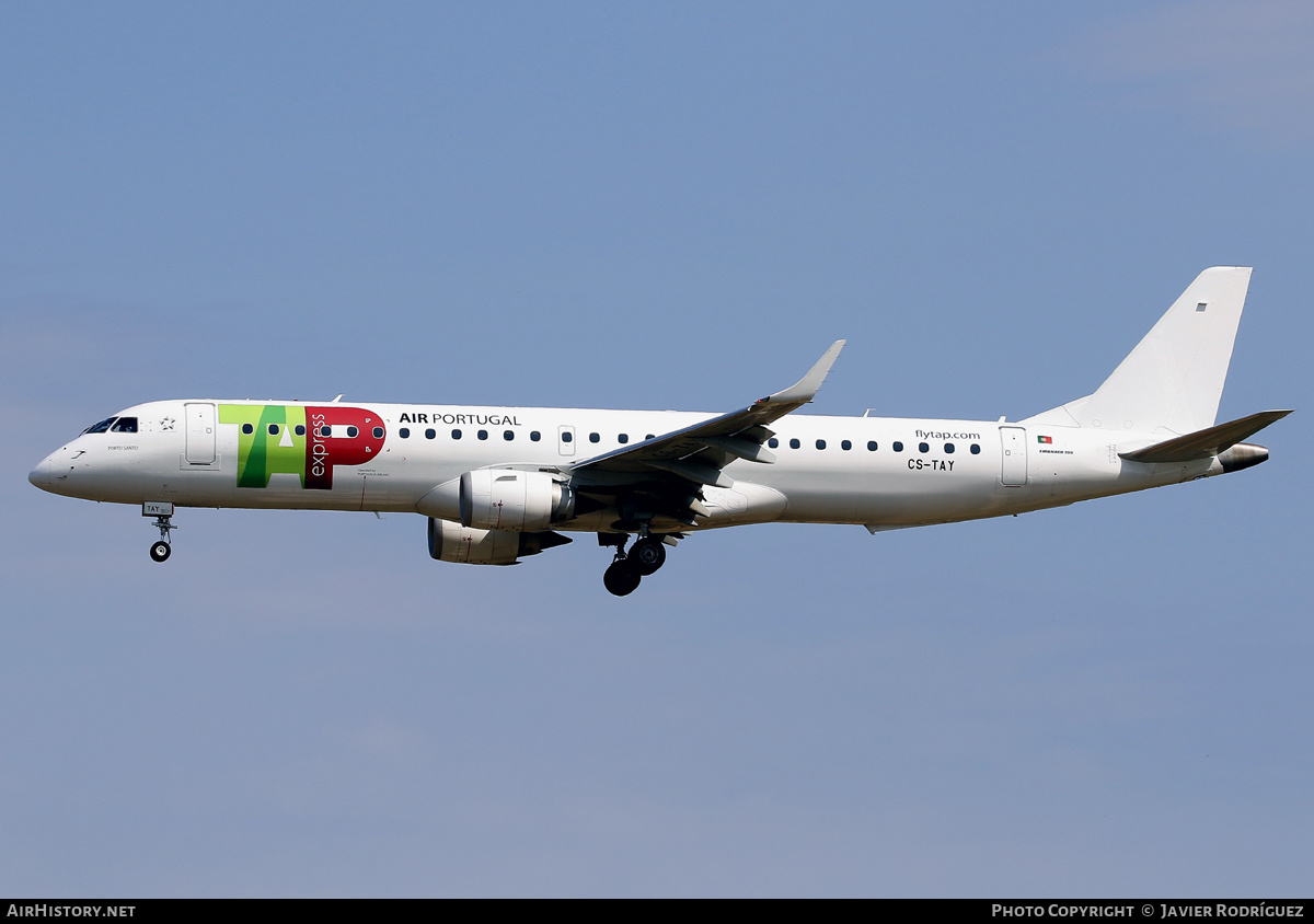 Aircraft Photo of CS-TAY | Embraer 195LR (ERJ-190-200LR) | TAP Air Portugal Express | AirHistory.net #580249
