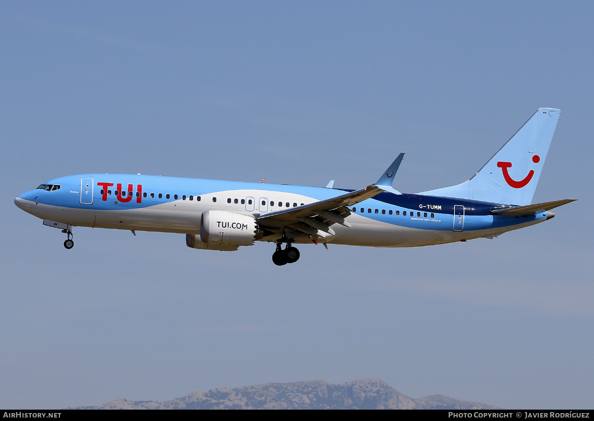 Aircraft Photo of G-TUMM | Boeing 737-8 Max 8 | TUI | AirHistory.net #580266