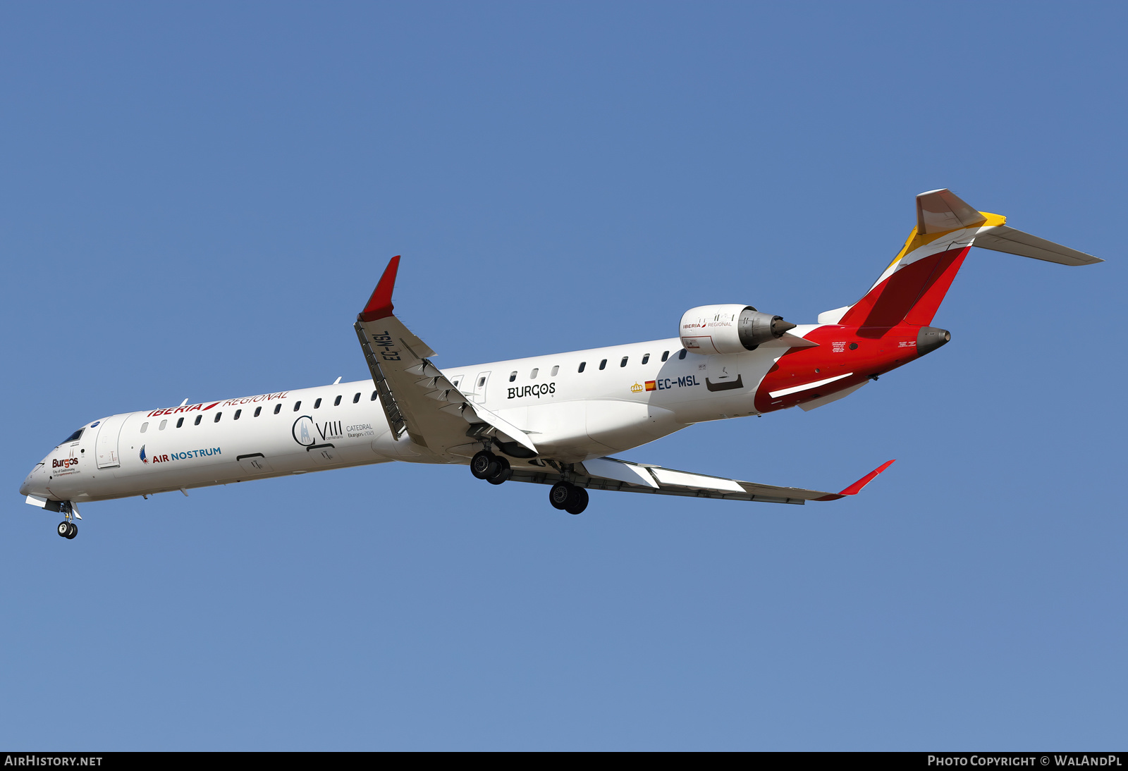 Aircraft Photo of EC-MSL | Bombardier CRJ-1000 (CL-600-2E25) | Iberia Regional | AirHistory.net #580283