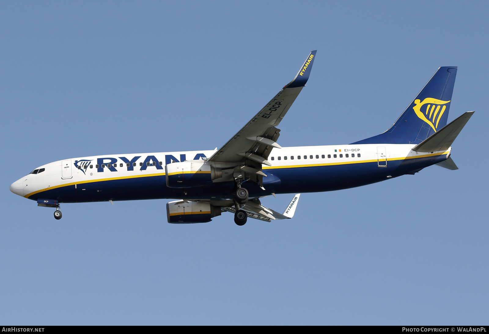 Aircraft Photo of EI-DCP | Boeing 737-8AS | Ryanair | AirHistory.net #580295