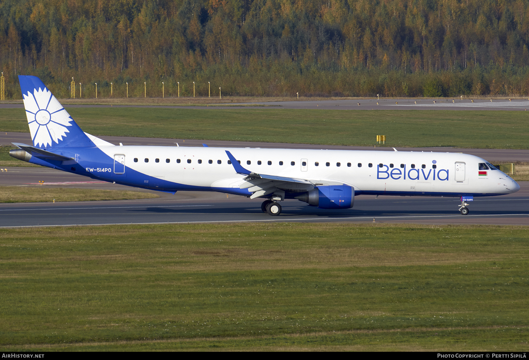 Aircraft Photo of EW-514PO | Embraer 195LR (ERJ-190-200LR) | Belavia | AirHistory.net #580297