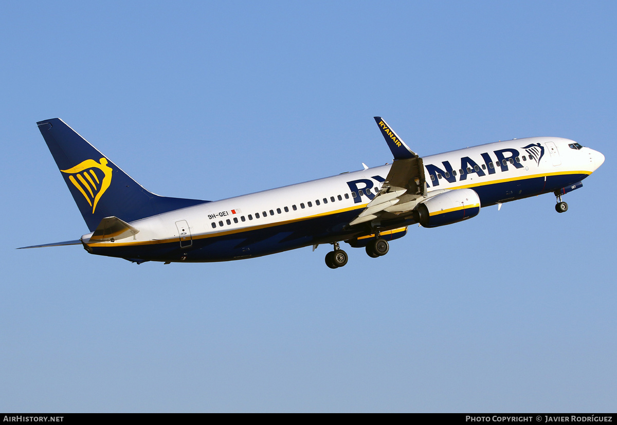 Aircraft Photo of 9H-QEI | Boeing 737-8AS | Ryanair | AirHistory.net #580299