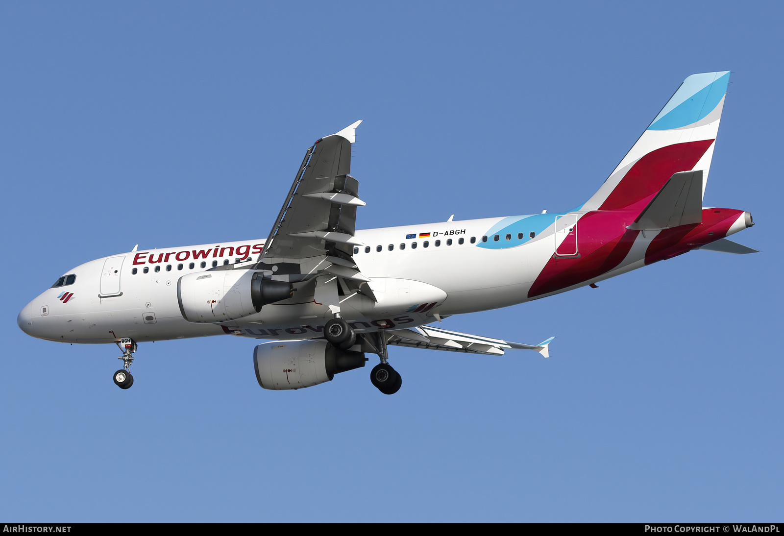 Aircraft Photo of D-ABGH | Airbus A319-112 | Eurowings | AirHistory.net #580300