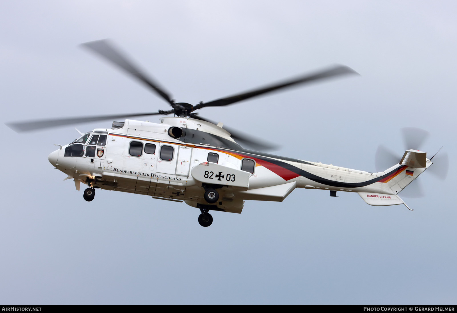 Aircraft Photo of 8203 | Eurocopter AS-532U2 Cougar Mk2 | Germany - Air Force | AirHistory.net #580314