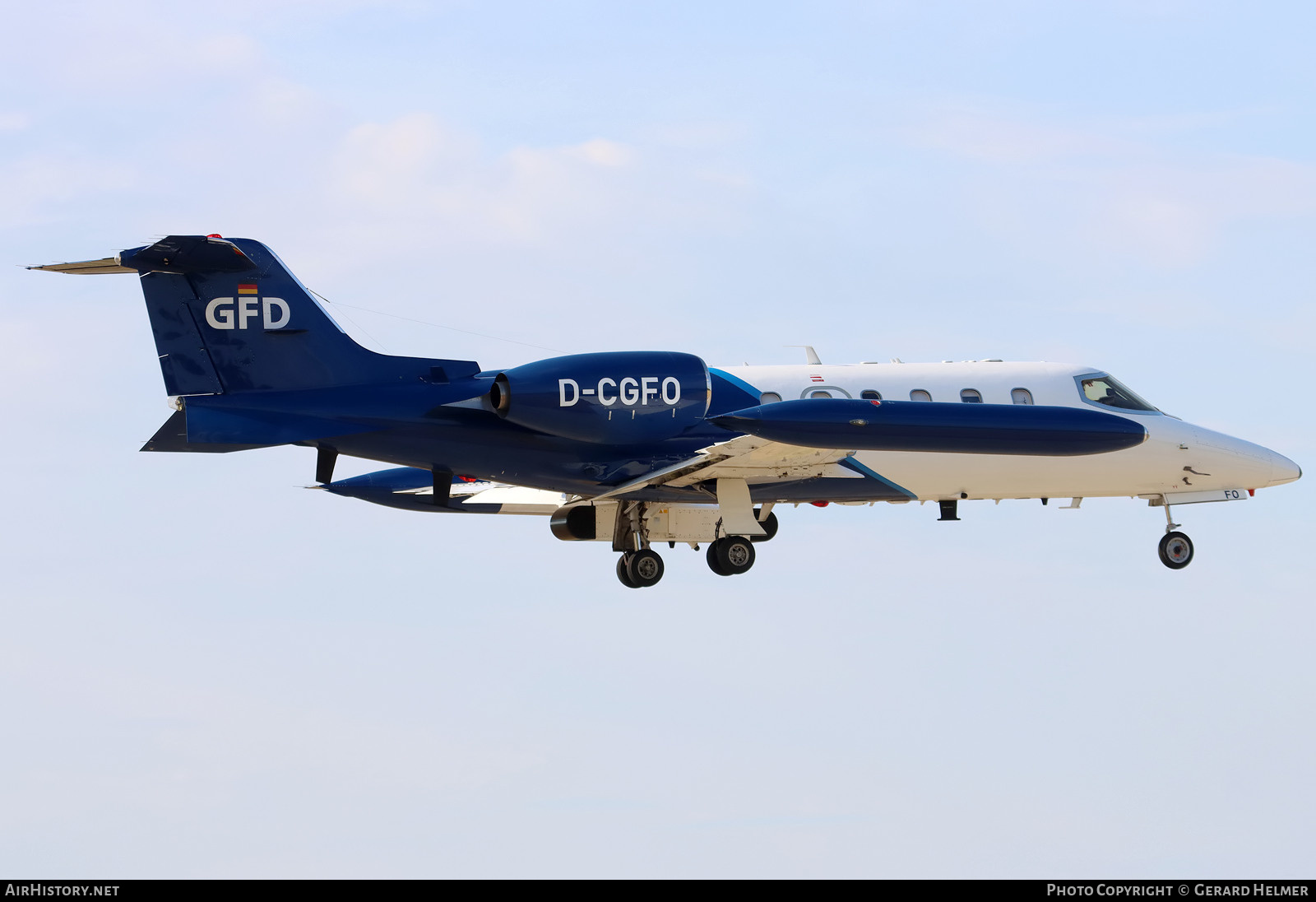 Aircraft Photo of D-CGFO | Gates Learjet 35A | GFD - Gesellschaft für Flugzieldarstellung | AirHistory.net #580316