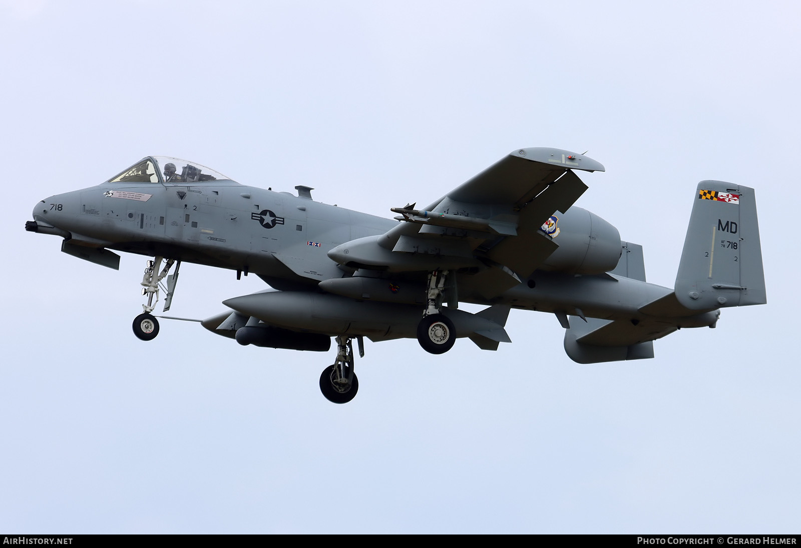 Aircraft Photo of 78-0718 / AF78-718 | Fairchild A-10C Thunderbolt II | USA - Air Force | AirHistory.net #580328