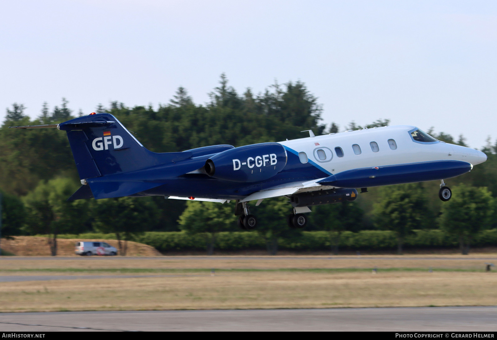 Aircraft Photo of D-CGFB | Gates Learjet 35A | GFD - Gesellschaft für Flugzieldarstellung | AirHistory.net #580345