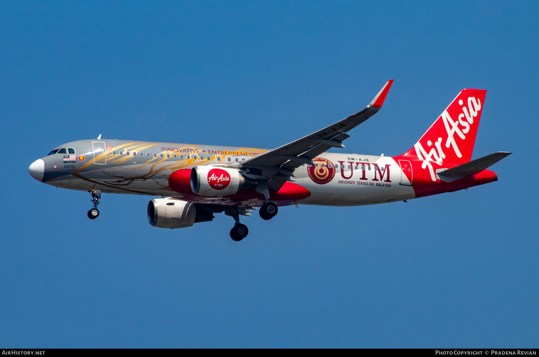 Aircraft Photo of 9M-AJE | Airbus A320-216 | AirAsia | AirHistory.net #580353