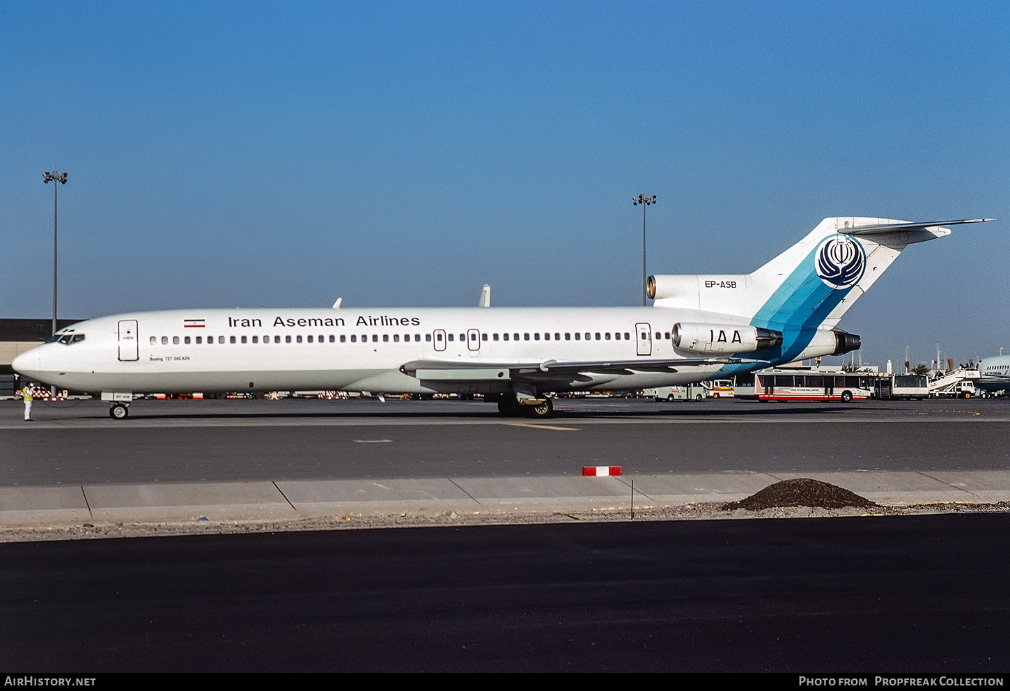 Aircraft Photo of EP-ASB | Boeing 727-228 | Iran Aseman Airlines | AirHistory.net #580392