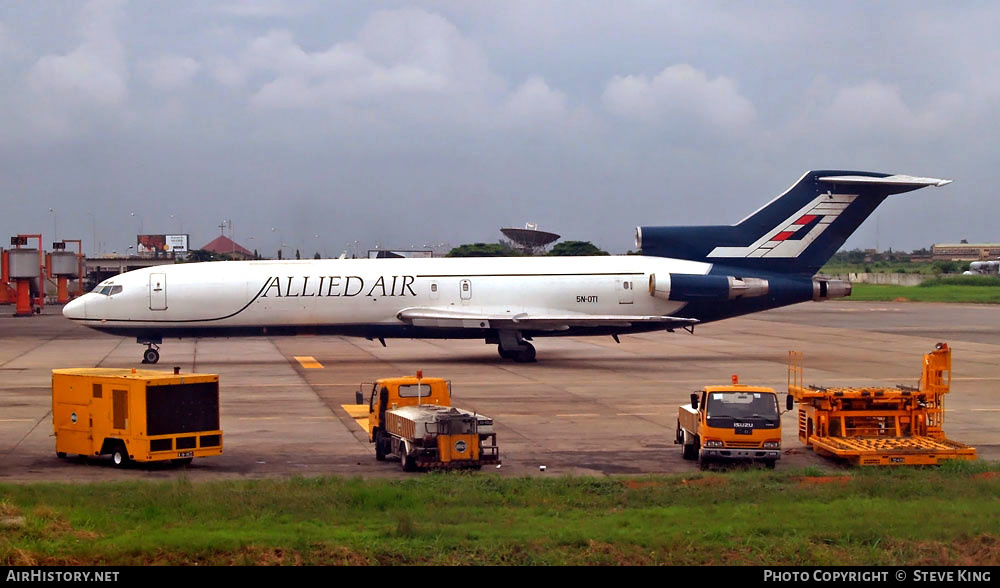 Aircraft Photo of 5N-OTI | Boeing 727-247 | Allied Air Cargo | AirHistory.net #580394