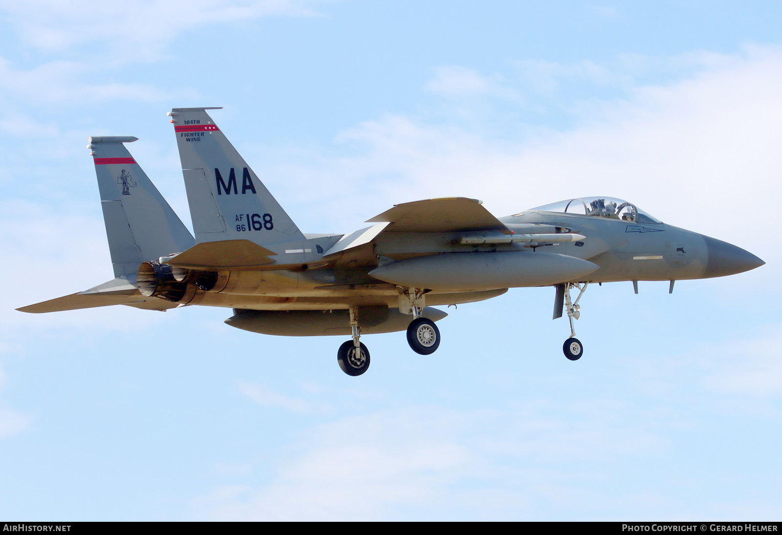 Aircraft Photo of 86-0168 / AF86-168 | McDonnell Douglas F-15C Eagle | USA - Air Force | AirHistory.net #580406