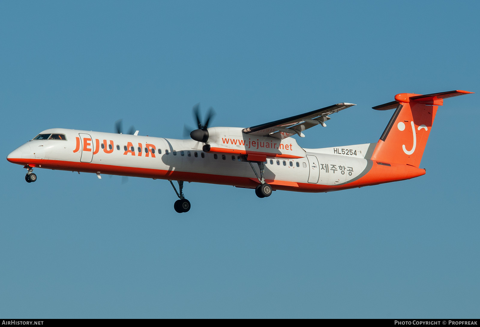 Aircraft Photo of HL5254 | Bombardier DHC-8-402 Dash 8 | Jeju Air | AirHistory.net #580412