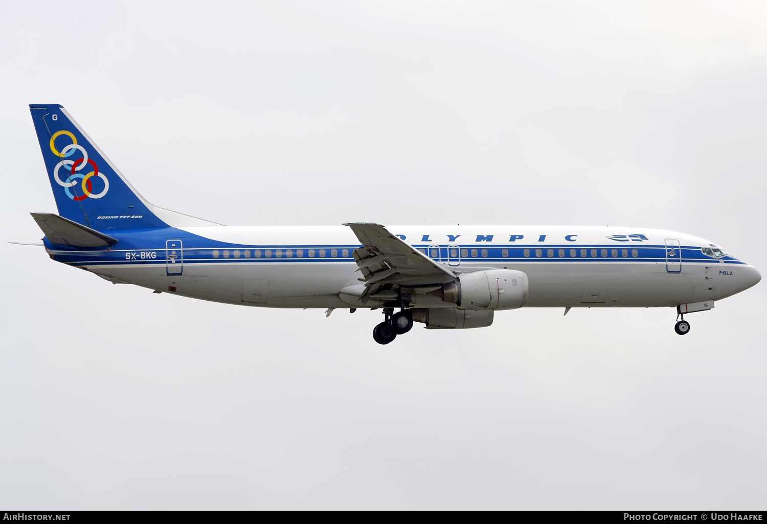 Aircraft Photo of SX-BKG | Boeing 737-484 | Olympic | AirHistory.net #580428