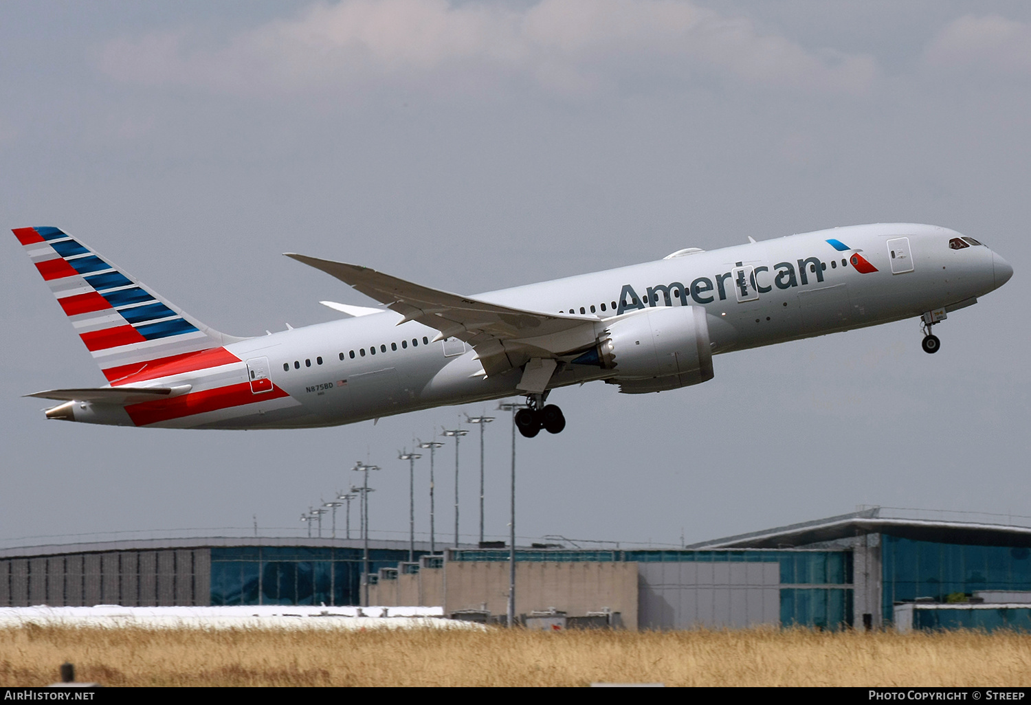 Aircraft Photo of N875BD | Boeing 787-8 Dreamliner | American Airlines | AirHistory.net #580429