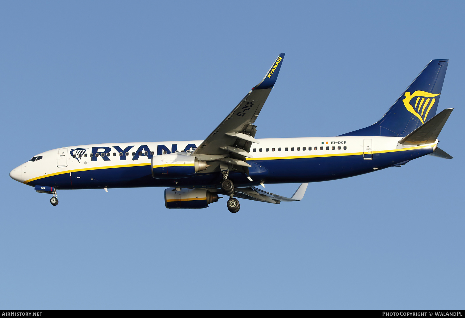 Aircraft Photo of EI-DCR | Boeing 737-8AS | Ryanair | AirHistory.net #580438