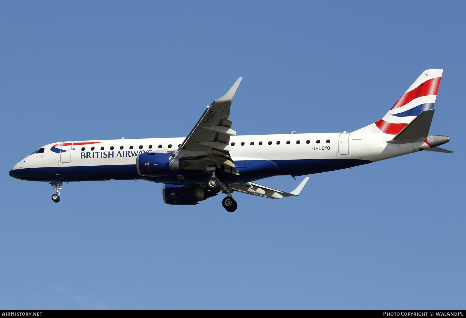 Aircraft Photo of G-LCYO | Embraer 190SR (ERJ-190-100SR) | British Airways | AirHistory.net #580440