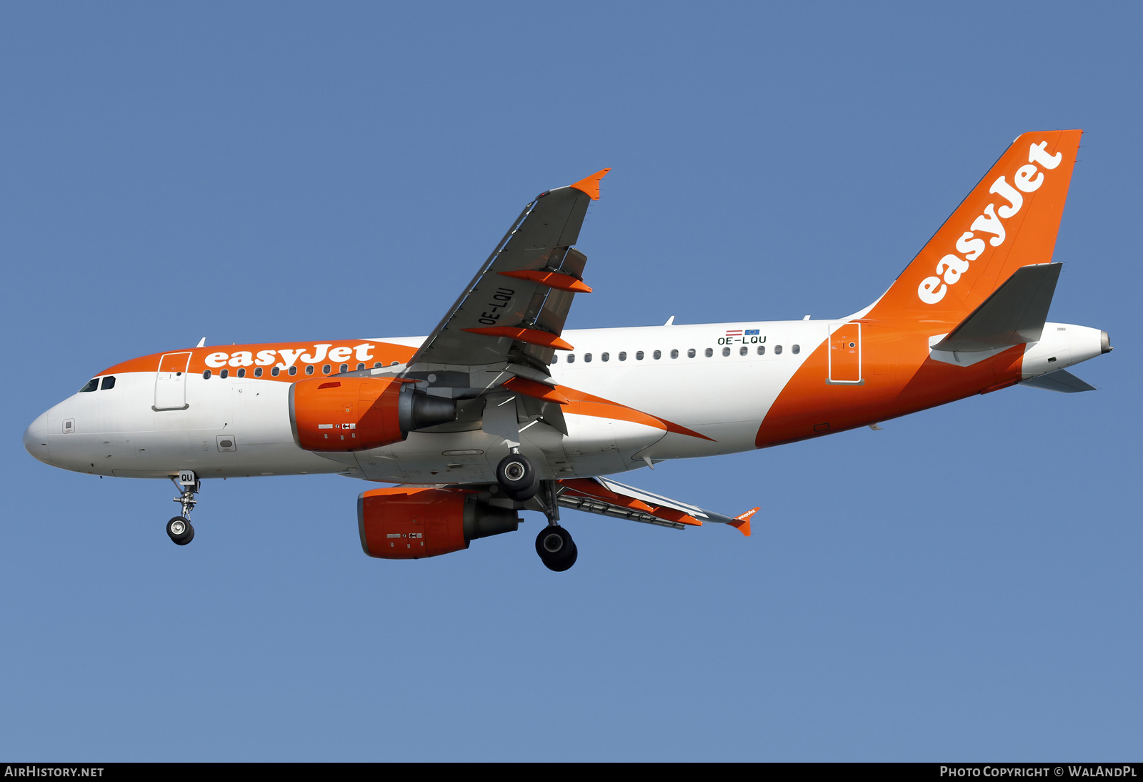 Aircraft Photo of OE-LQU | Airbus A319-111 | EasyJet | AirHistory.net #580448
