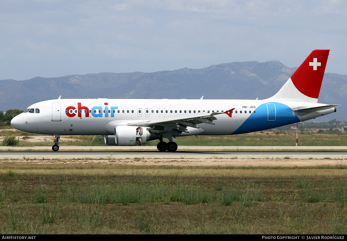 Aircraft Photo of HB-JOS | Airbus A320-214 | Chair Airlines | AirHistory.net #580461