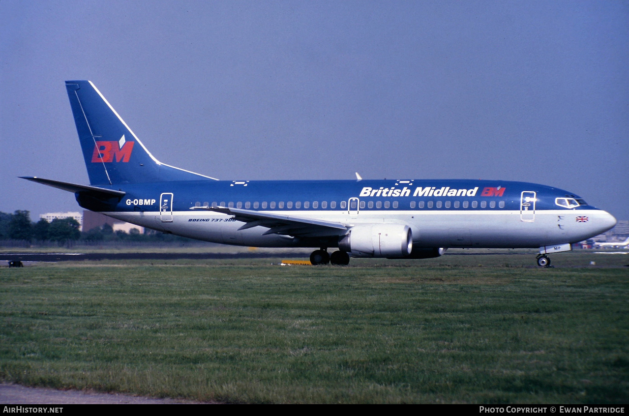 Aircraft Photo of G-OBMP | Boeing 737-3Q8 | British Midland Airways - BMA | AirHistory.net #580480