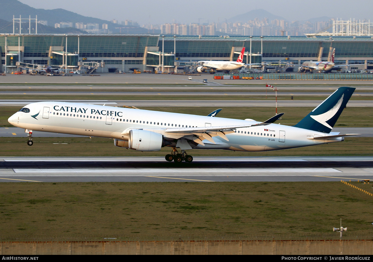 Aircraft Photo of B-LRO | Airbus A350-941 | Cathay Pacific Airways | AirHistory.net #580495