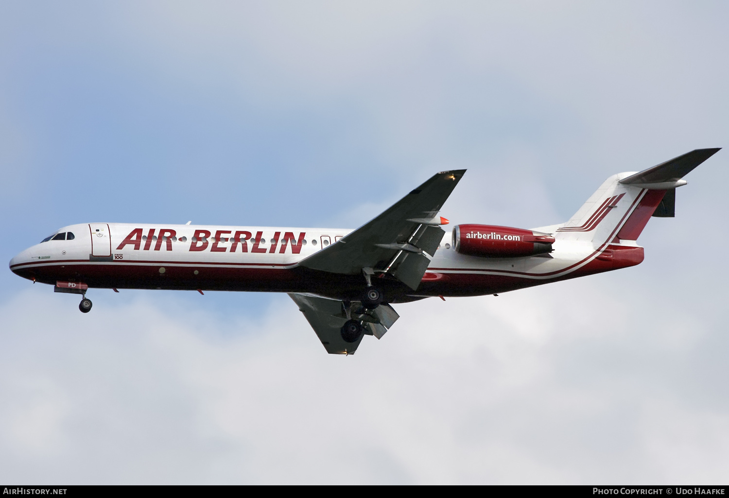 Aircraft Photo of D-AGPD | Fokker 100 (F28-0100) | Air Berlin | AirHistory.net #580503