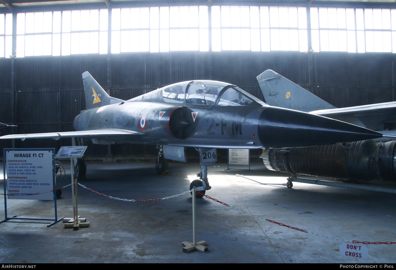 Aircraft Photo of 206 | Dassault Mirage IIIB | France - Air Force | AirHistory.net #580523