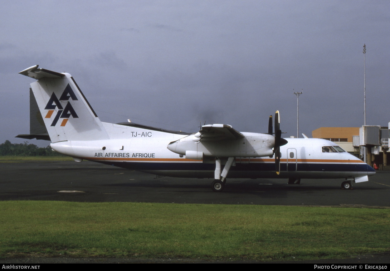 Aircraft Photo of TJ-AIC | De Havilland Canada DHC-8-103 Dash 8 | Air Affaires Afrique - AAA | AirHistory.net #580537