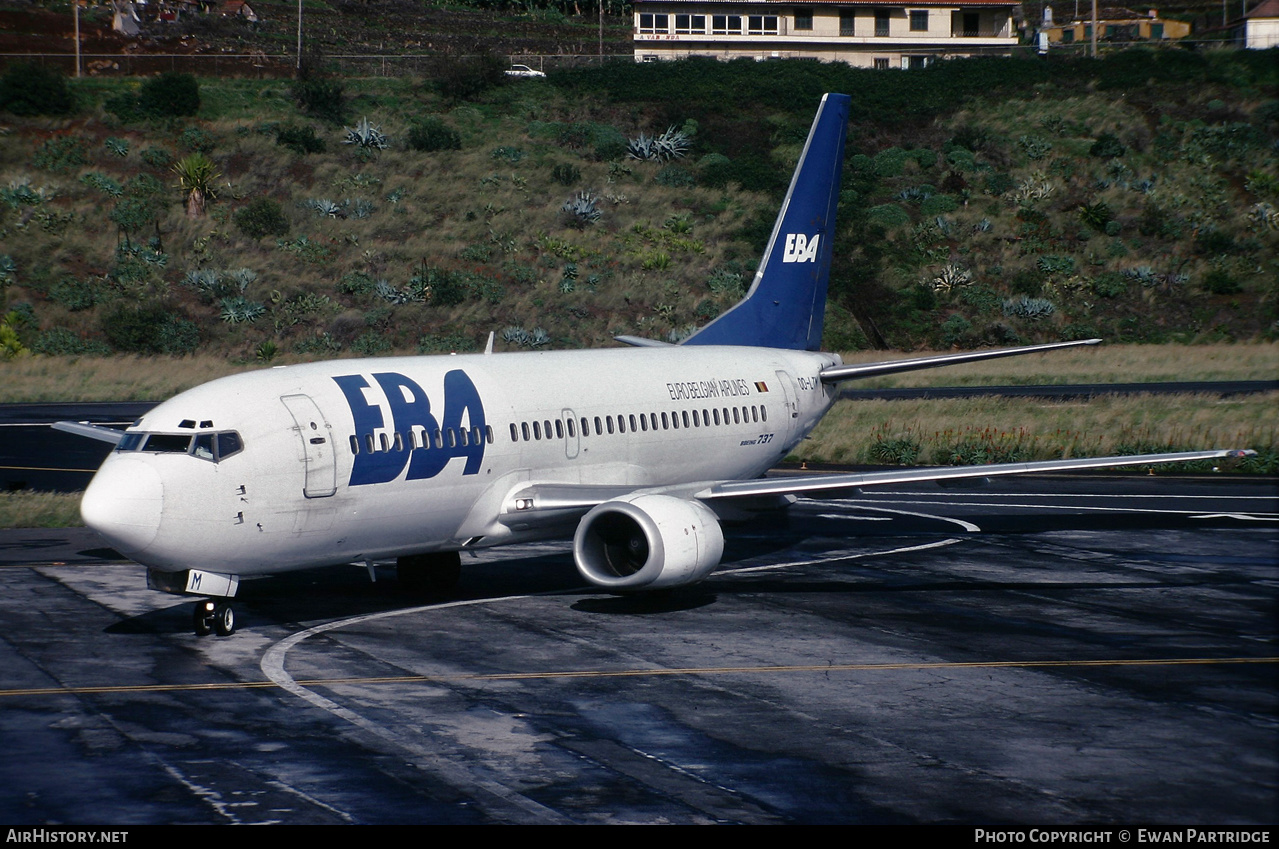 Aircraft Photo of OO-LTM | Boeing 737-3M8 | EBA - Eurobelgian Airlines | AirHistory.net #580544