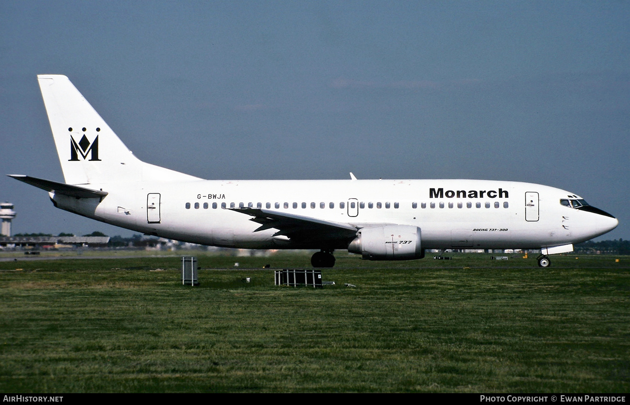Aircraft Photo of G-BWJA | Boeing 737-3Y0 | Monarch Airlines | AirHistory.net #580564