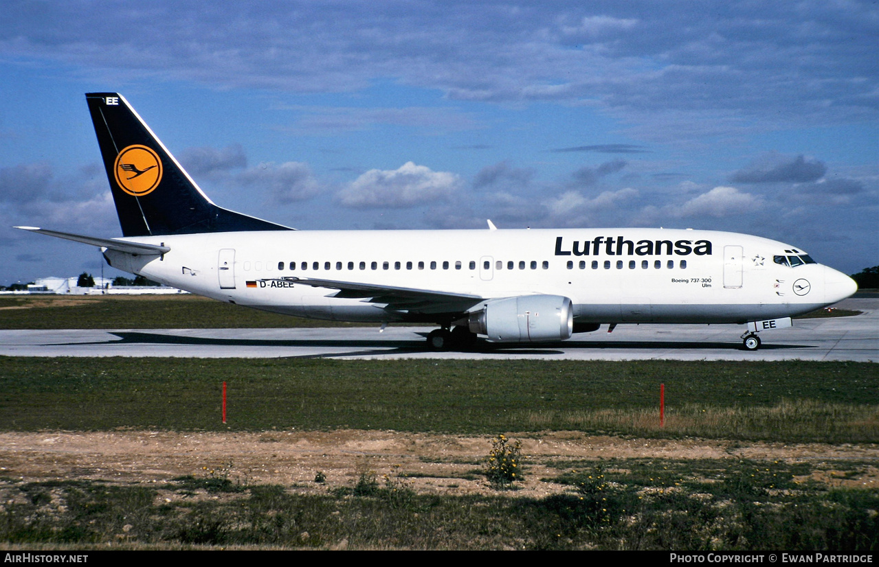 Aircraft Photo of D-ABEE | Boeing 737-330 | Lufthansa | AirHistory.net #580570