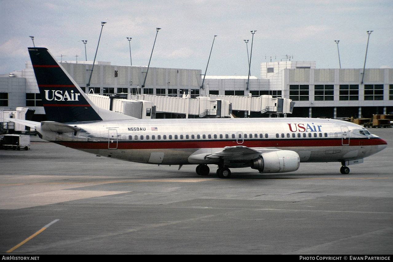 Aircraft Photo of N558AU | Boeing 737-301 | USAir | AirHistory.net #580572