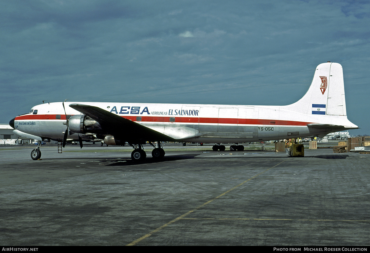 Aircraft Photo of YS-05C | Douglas DC-6B(F) | AESA - Aerolíneas El Salvador | AirHistory.net #580574