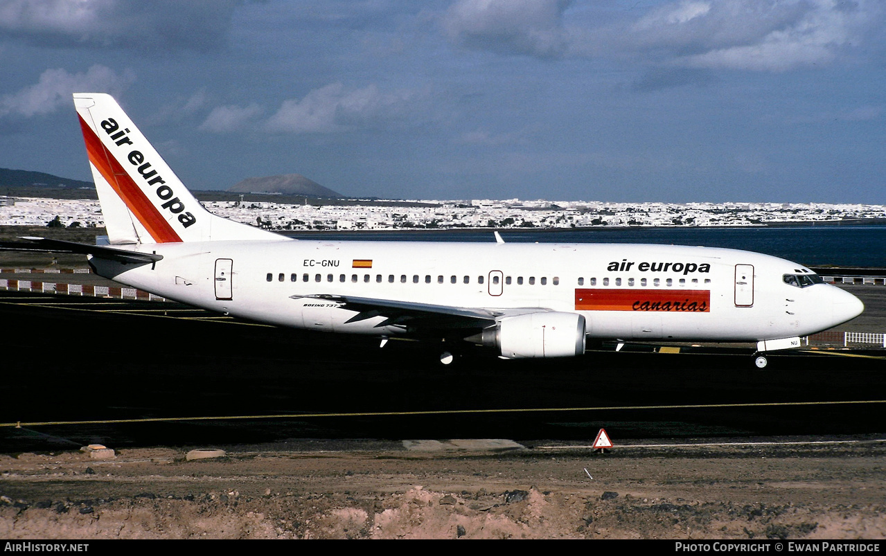 Aircraft Photo of EC-GNU | Boeing 737-36Q | Air Europa Canarias | AirHistory.net #580590