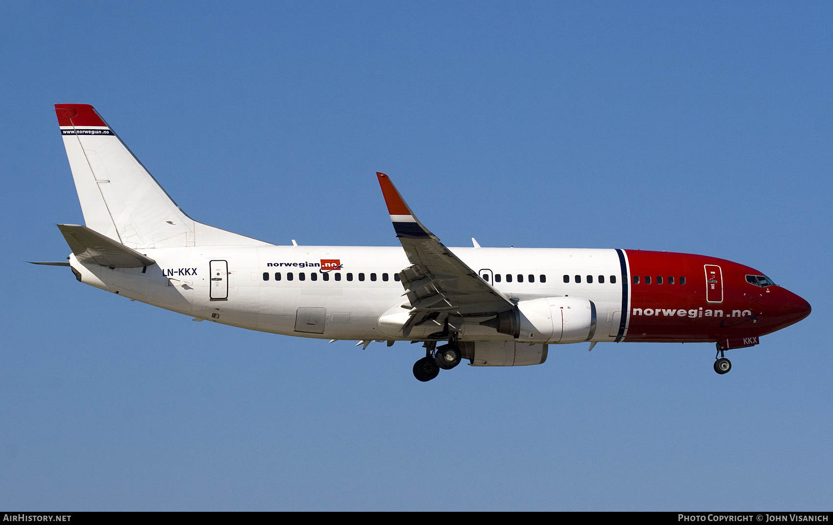 Aircraft Photo of LN-KKX | Boeing 737-33S | Norwegian | AirHistory.net #580613
