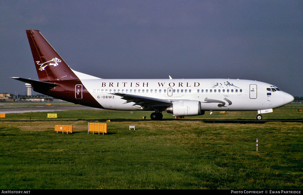 Aircraft Photo of G-OBWZ | Boeing 737-3Q8 | British World Airlines | AirHistory.net #580619