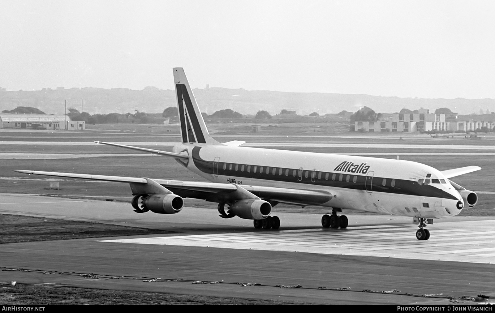 Aircraft Photo of I-DIWG | Douglas DC-8-43 | Alitalia | AirHistory.net #580629