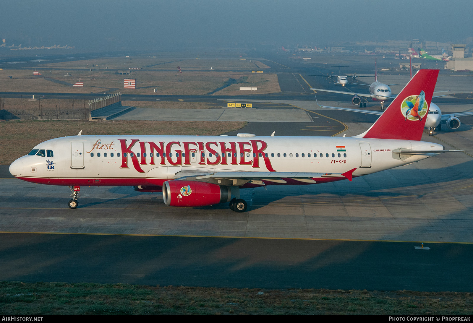 Aircraft Photo of VT-KFK | Airbus A320-232 | Kingfisher Airlines | AirHistory.net #580635