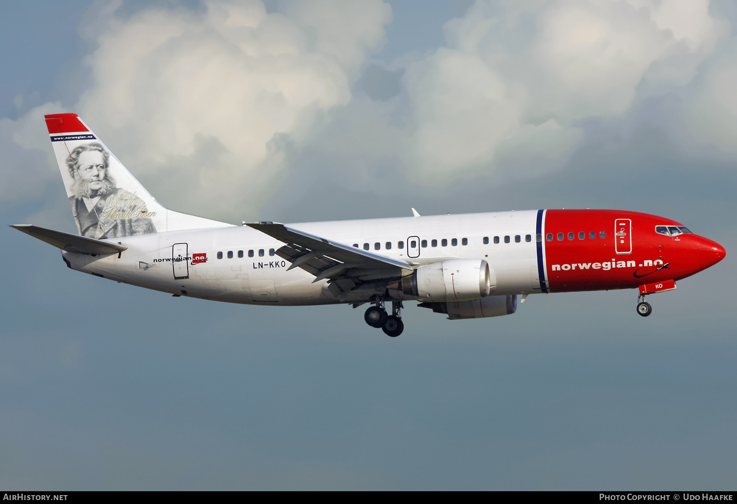 Aircraft Photo of LN-KKO | Boeing 737-3Y0 | Norwegian | AirHistory.net #580656