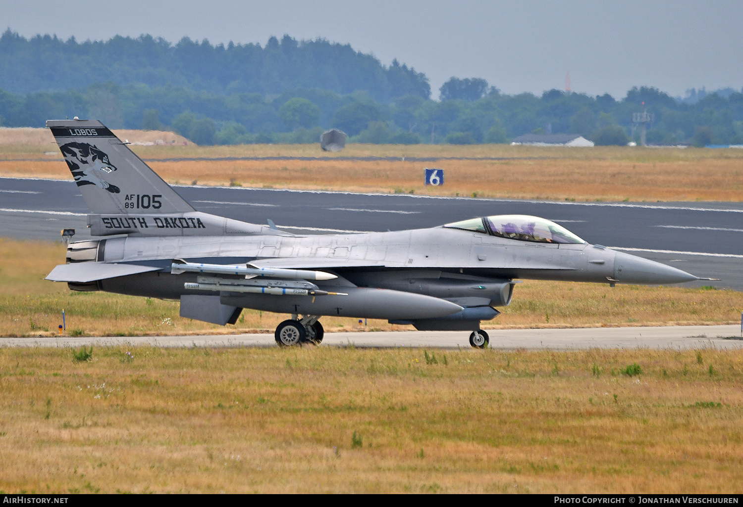Aircraft Photo of 89-2105 / AF89-105 | General Dynamics F-16CM Fighting Falcon | USA - Air Force | AirHistory.net #580669