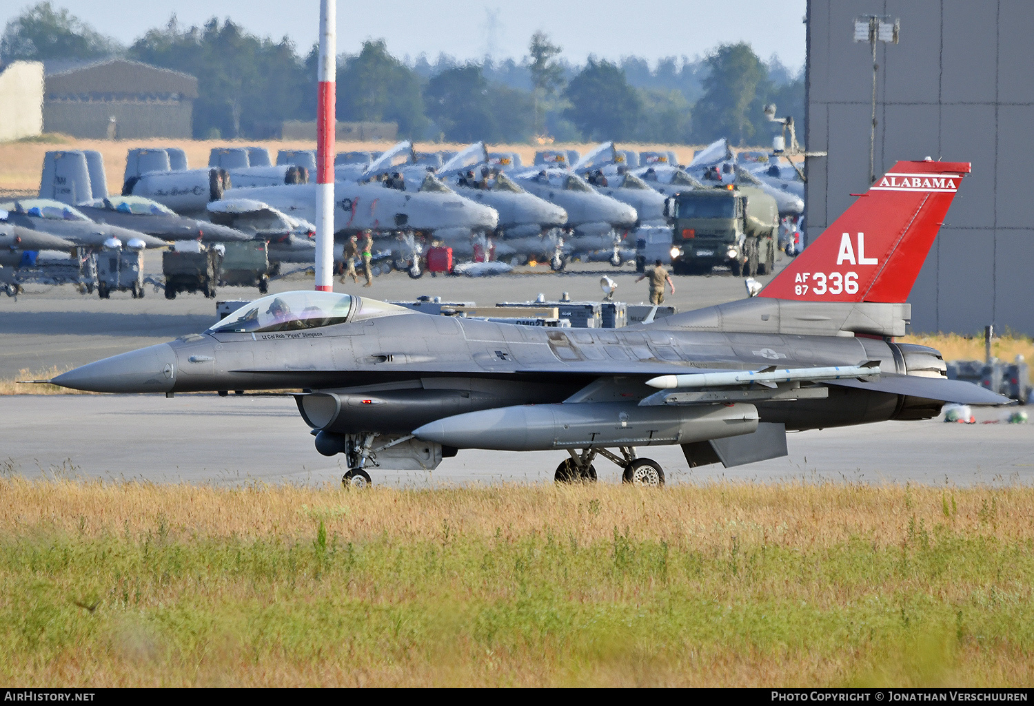 Aircraft Photo of 87-0336 / AF87-336 | General Dynamics F-16C Fighting Falcon | USA - Air Force | AirHistory.net #580670