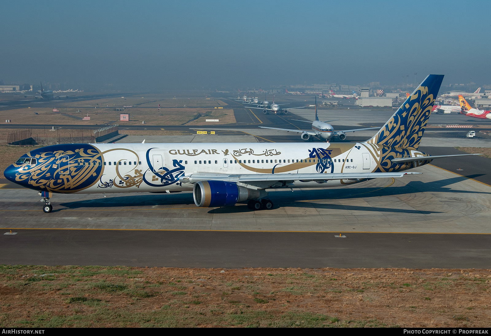 Aircraft Photo of A9C-GJ | Boeing 767-3P6/ER | Gulf Air | AirHistory.net #580671