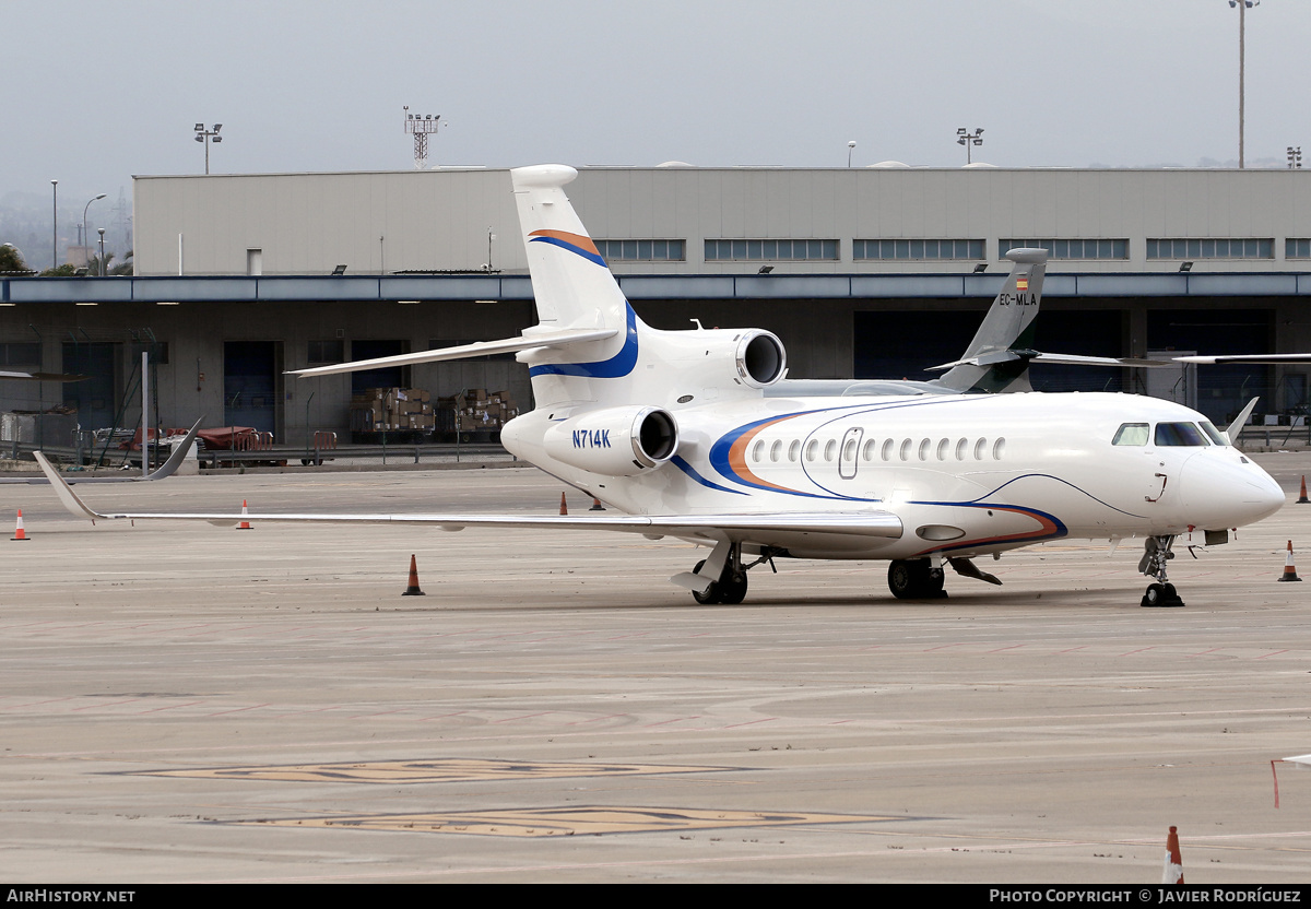 Aircraft Photo of N714K | Dassault Falcon 7X | AirHistory.net #580679
