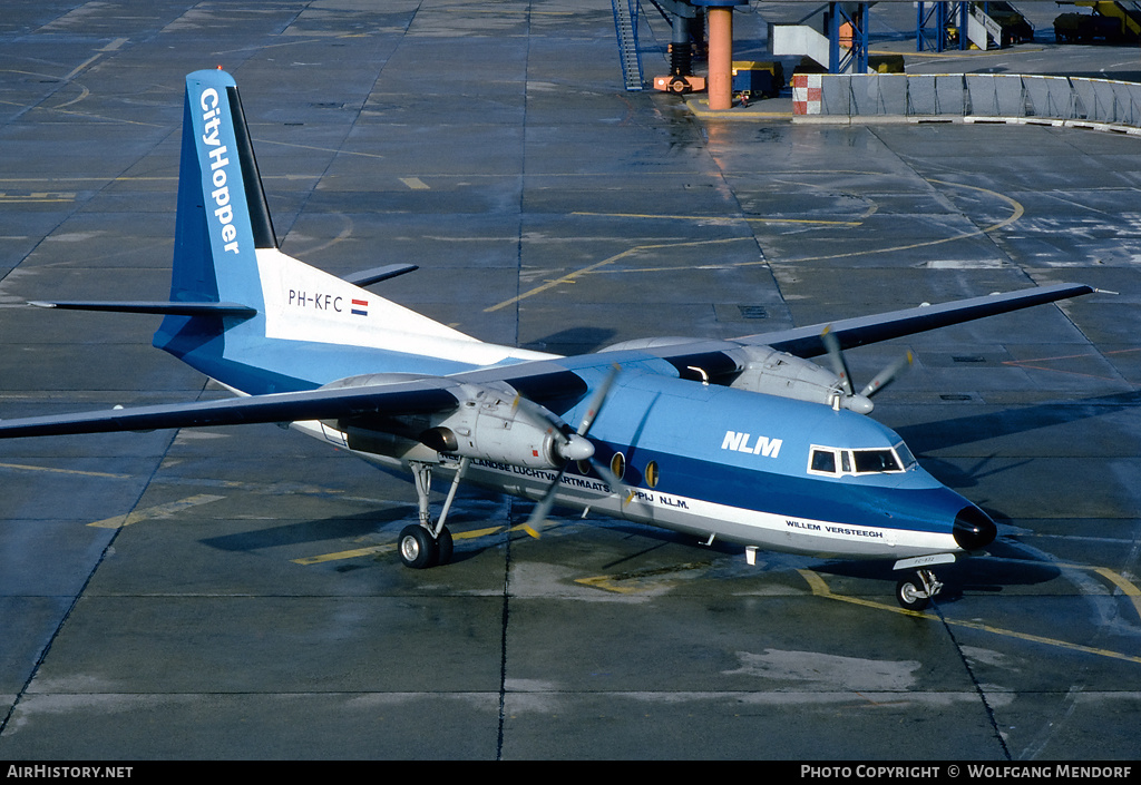 Aircraft Photo of PH-KFC | Fokker F27-200 Friendship | NLM Cityhopper | AirHistory.net #580691