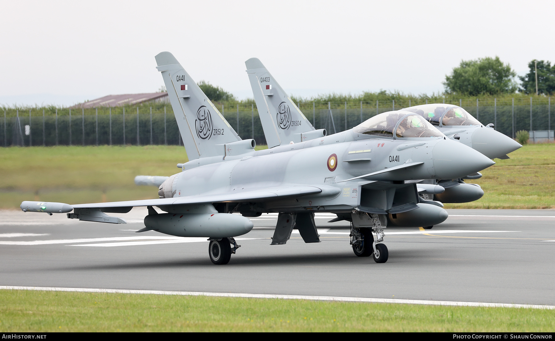 Aircraft Photo of QA411 / ZR512 | Eurofighter EF-2000 Typhoon | Qatar - Air Force | AirHistory.net #580701