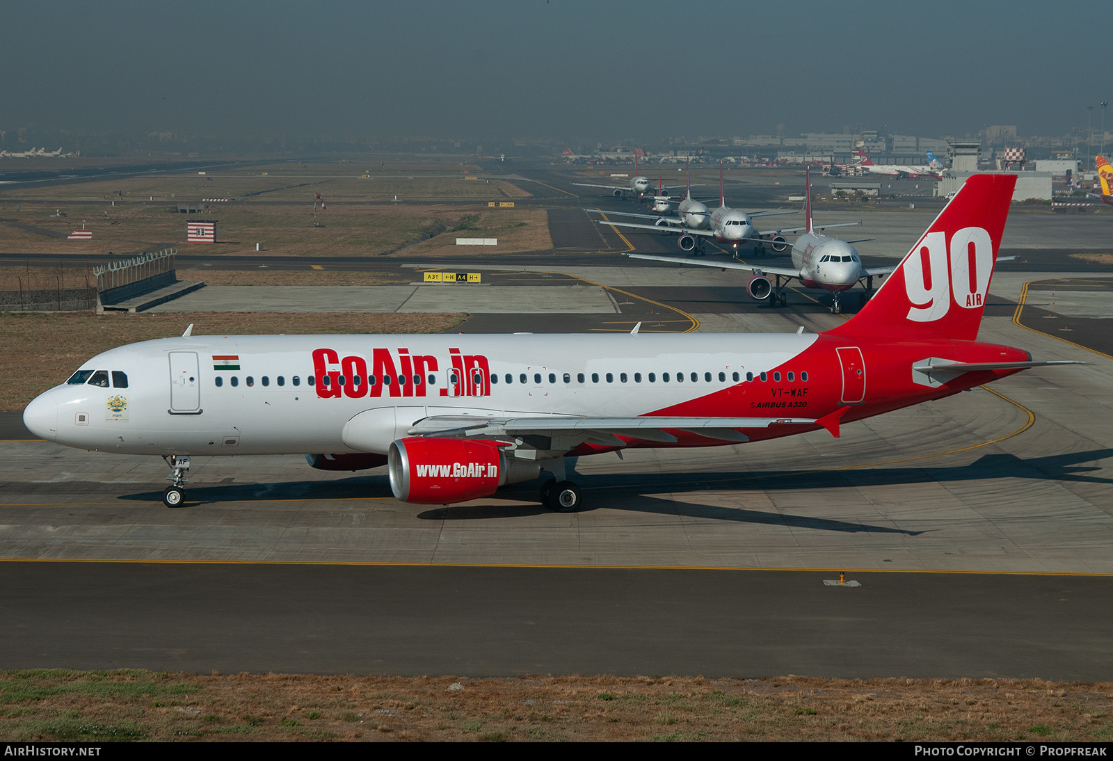 Aircraft Photo of VT-WAF | Airbus A320-214 | GoAir | AirHistory.net #580702