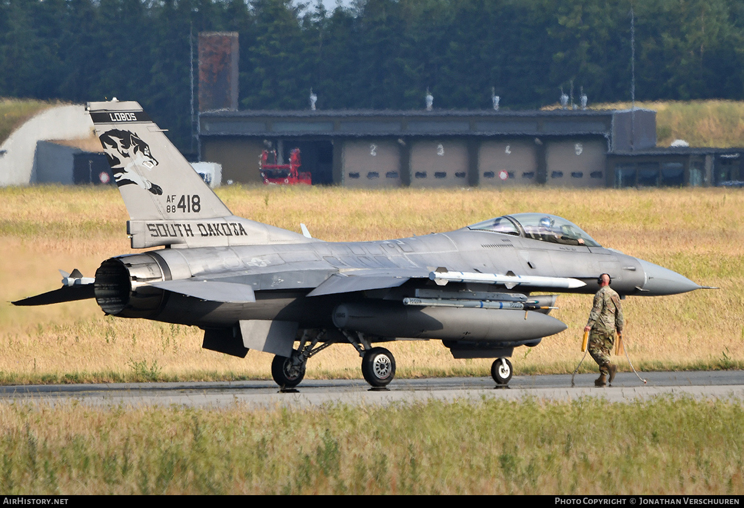 Aircraft Photo of 88-0418 / AF88-418 | General Dynamics F-16CM Fighting Falcon | USA - Air Force | AirHistory.net #580722