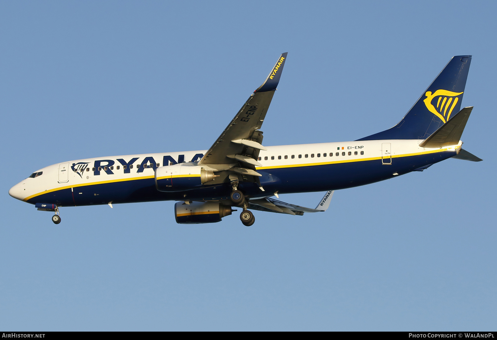Aircraft Photo of EI-ENP | Boeing 737-8AS | Ryanair | AirHistory.net #580724